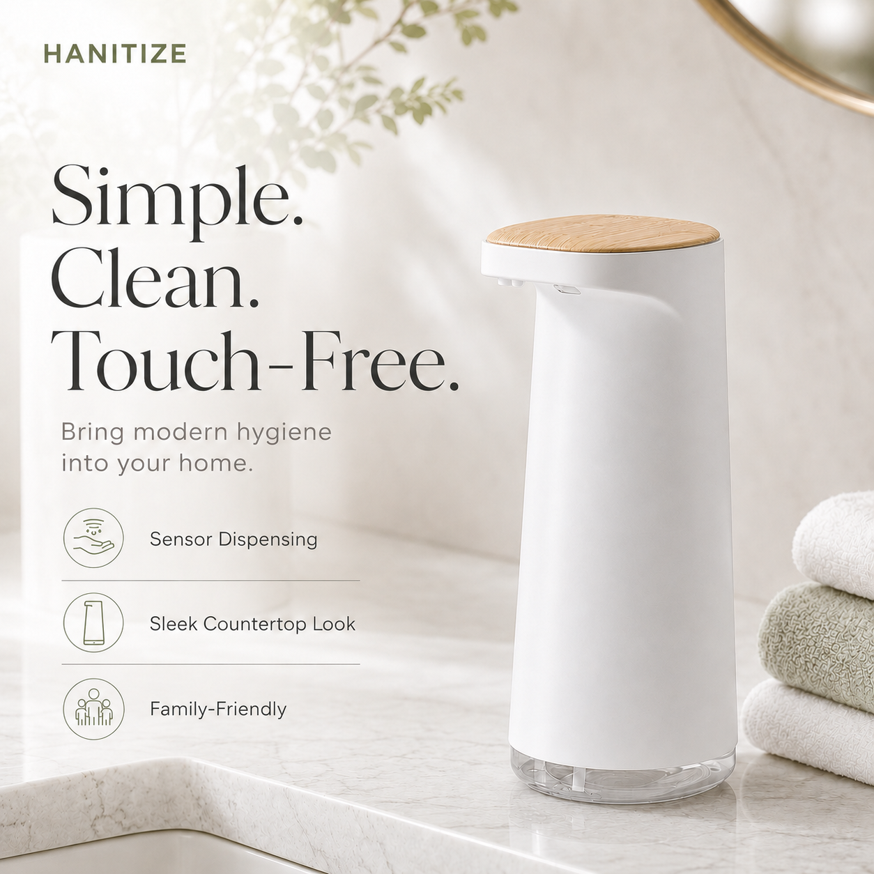Hanitize Touch-Free Foam Soap Dispenser
